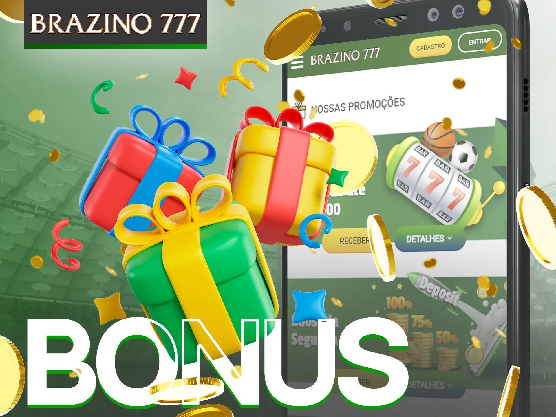 O cassino Brazino777 oferece uma variedade de bônus.