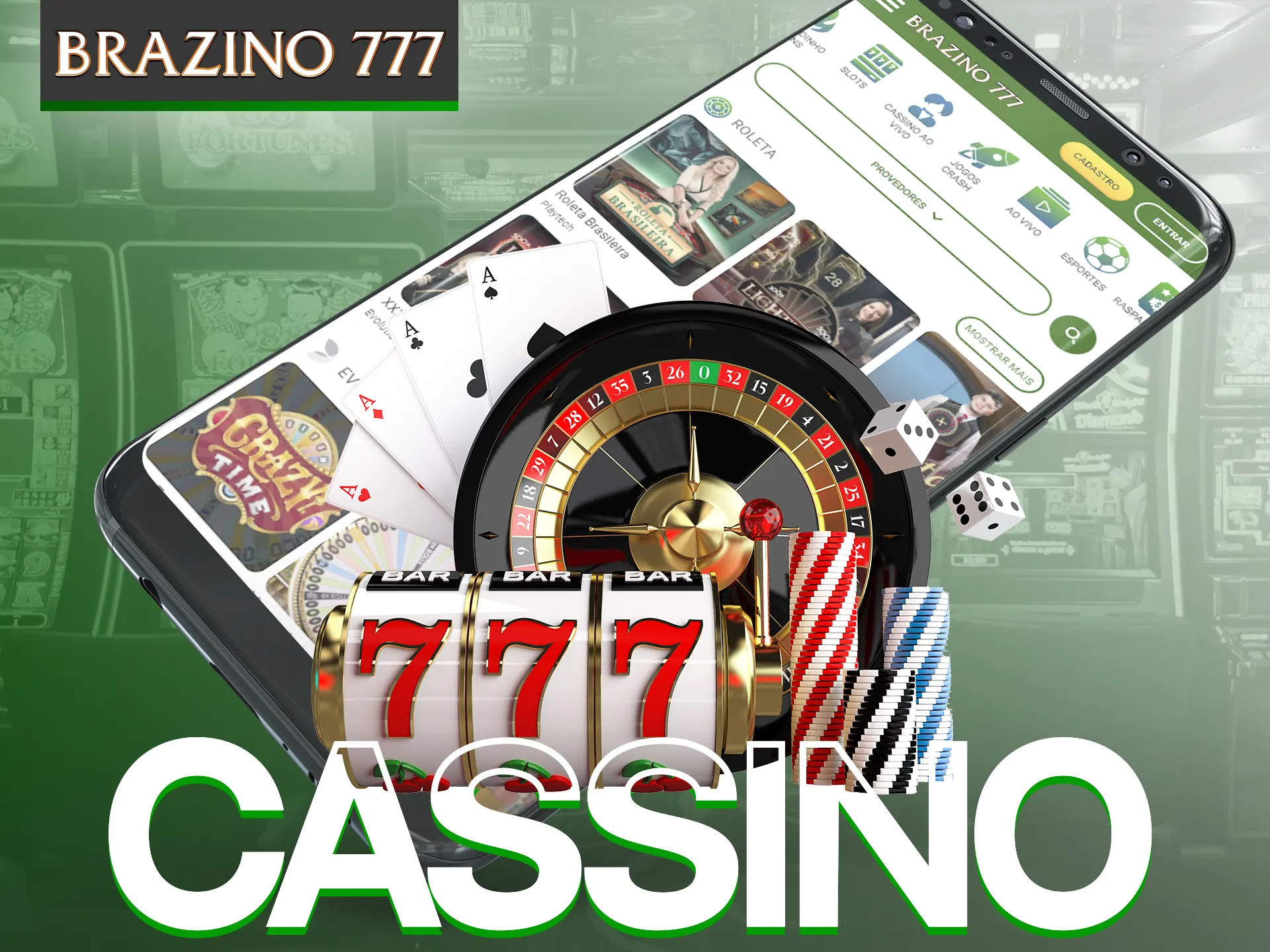 O aplicativo de Brazino777 cassino oferece uma ampla gama de entretenimento de cassino.