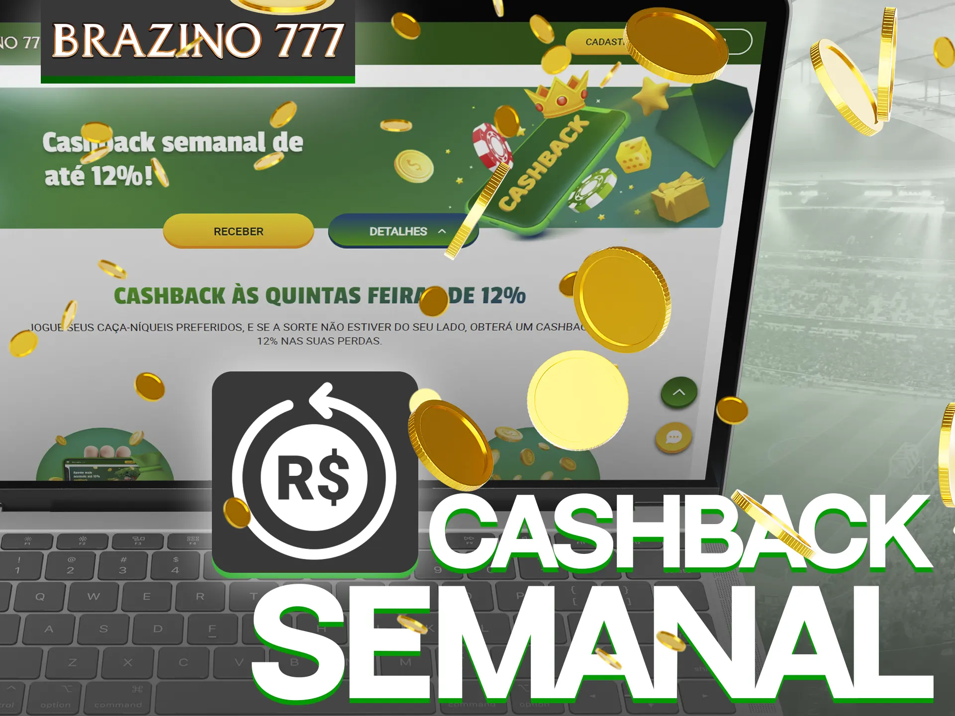 Jogue seus jogos de caça-níqueis favoritos no cassino on-line Brazino777.