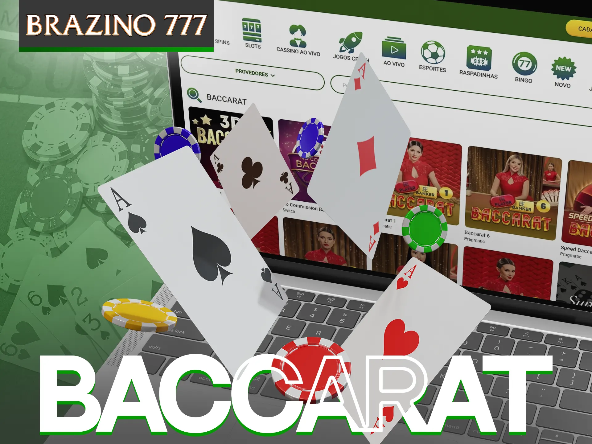 Você gostará dos jogos de bacará do Brazino777 por sua simplicidade e elegância.