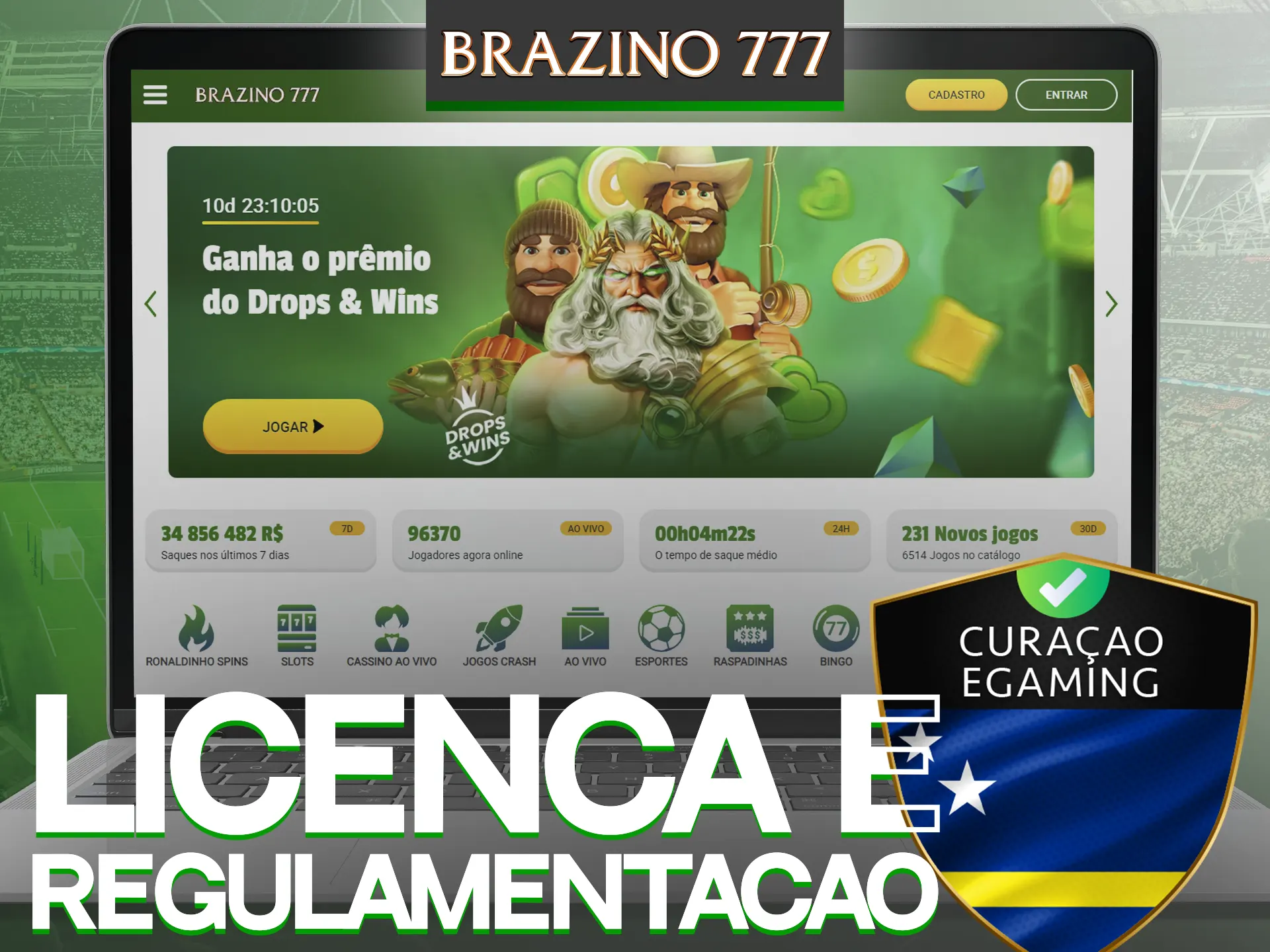 O Brazino777 oferece uma experiência de jogo segura e legítima para seus usuários.