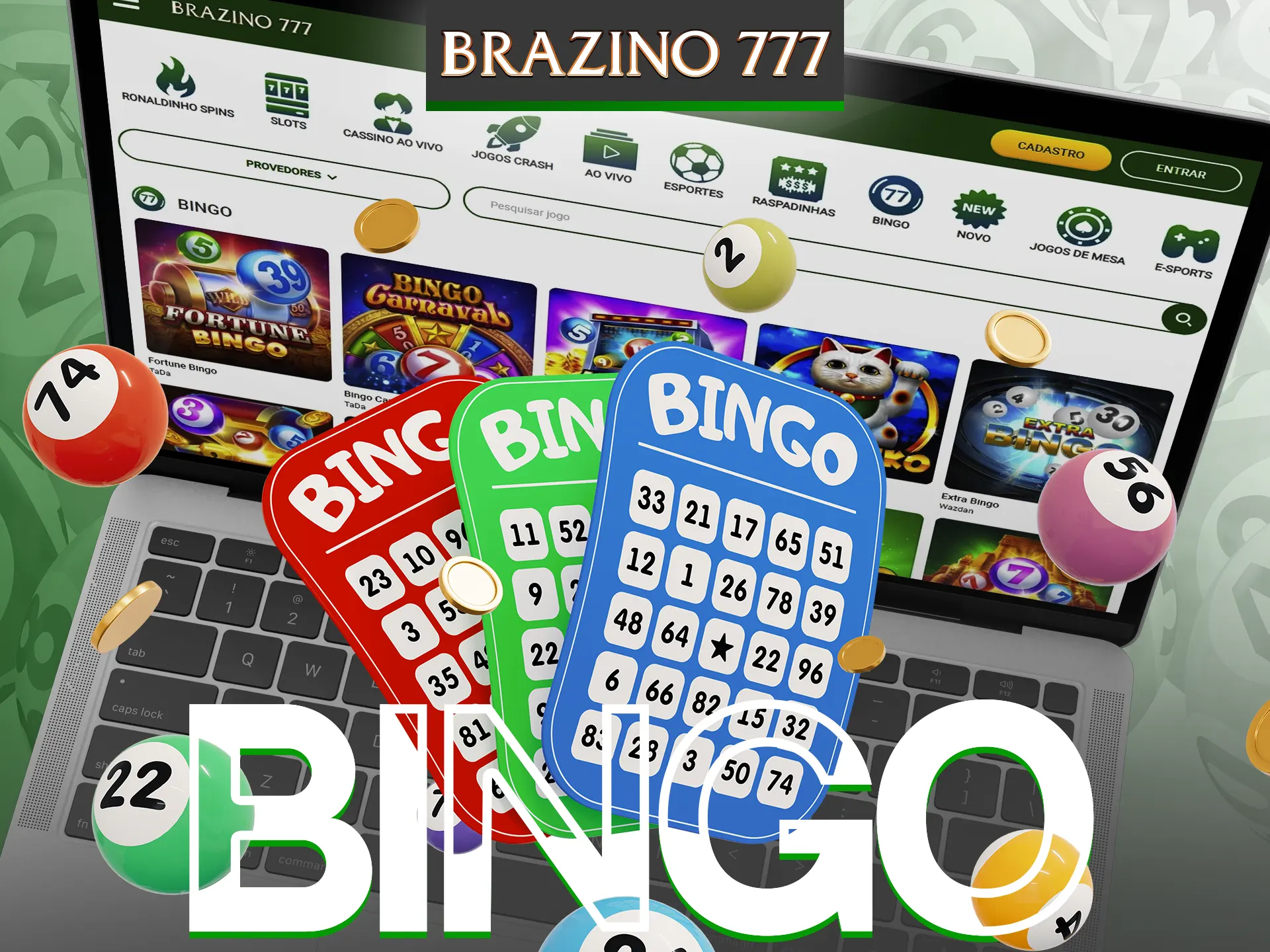Divirta-se e ganhe com os jogos de bingo no cassino Brazino777.