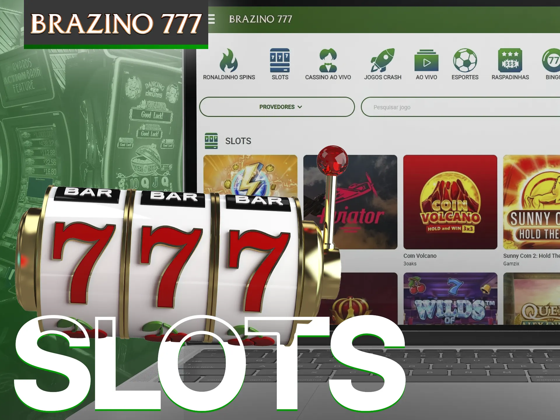 Ganhe com os caça-níqueis do Brazino777 e explore temas criativos.