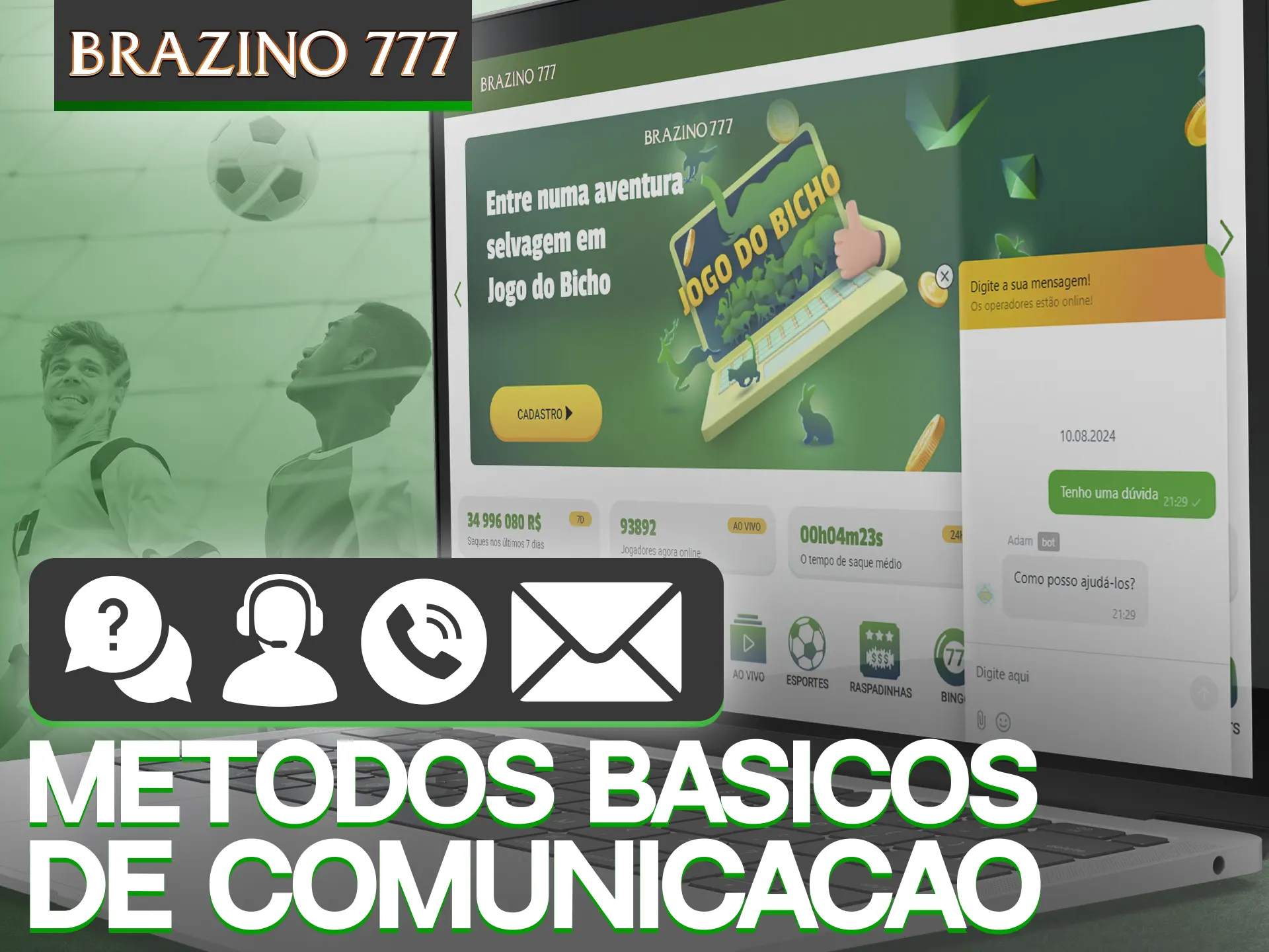 A plataforma Brazino777 oferece vários canais de suporte.