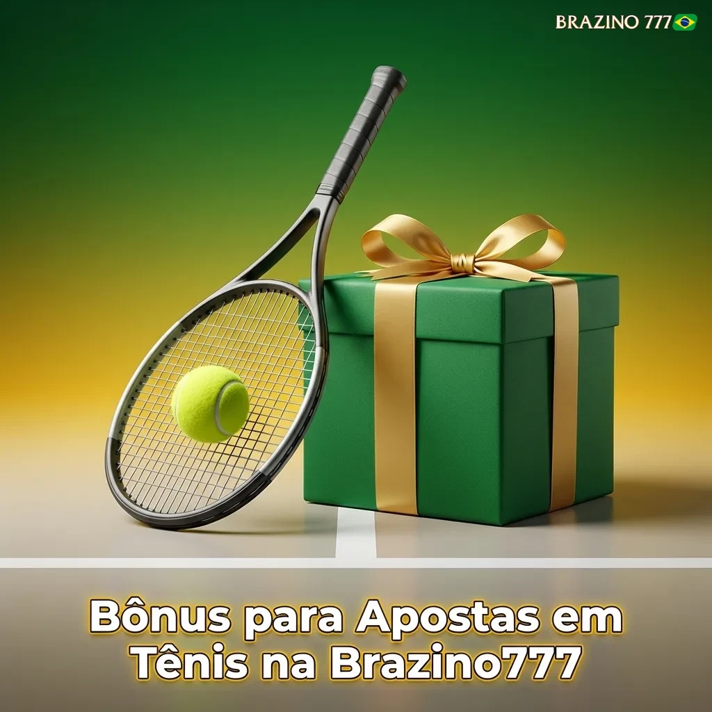Brazino777 oferece até R$ 4.000 em bônus esportivo para novos usuários apostarem em tênis com requisitos de rollover.