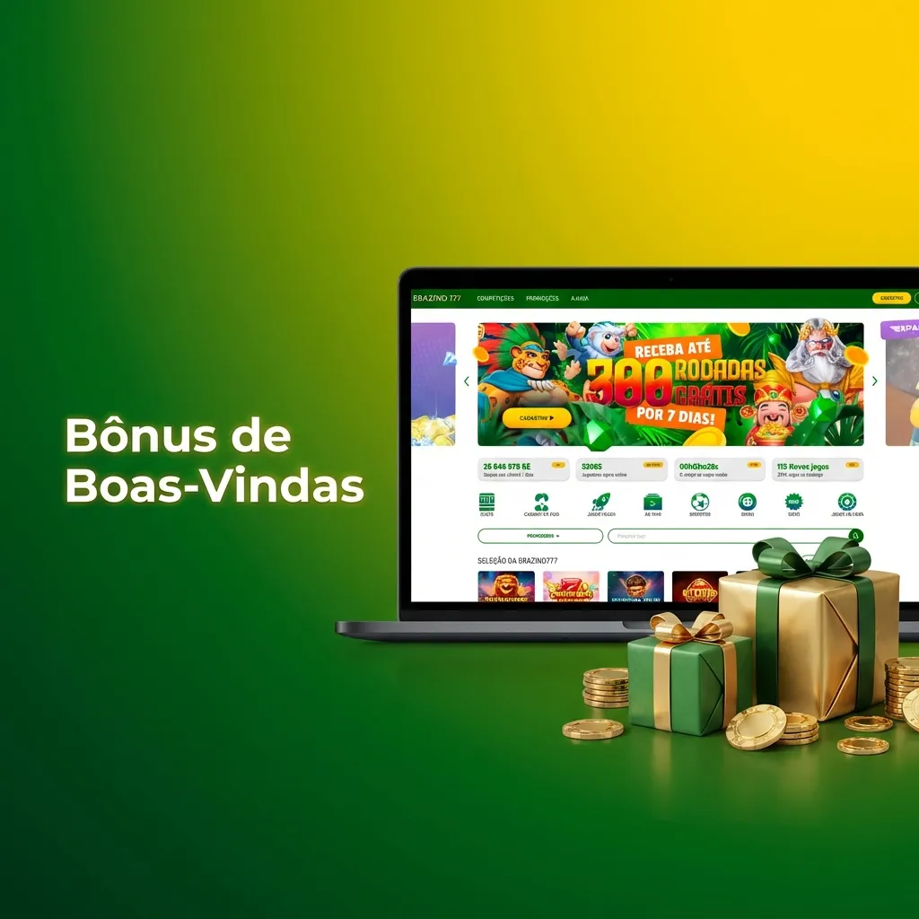 Welcome bonus table showing slots, sports betting, and live casino categories with deposit amounts and free spins offers.