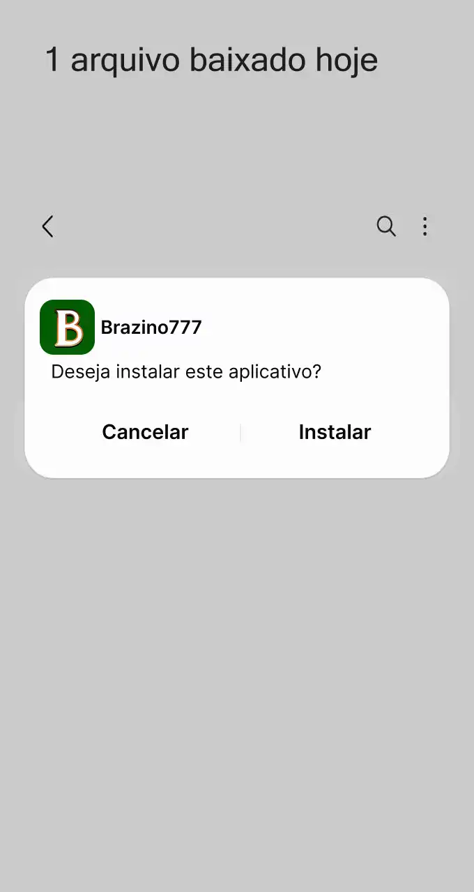 Confirme a instalação do Brazino777 no Android para desfrutar de uma experiência de jogo segura e rápida.
