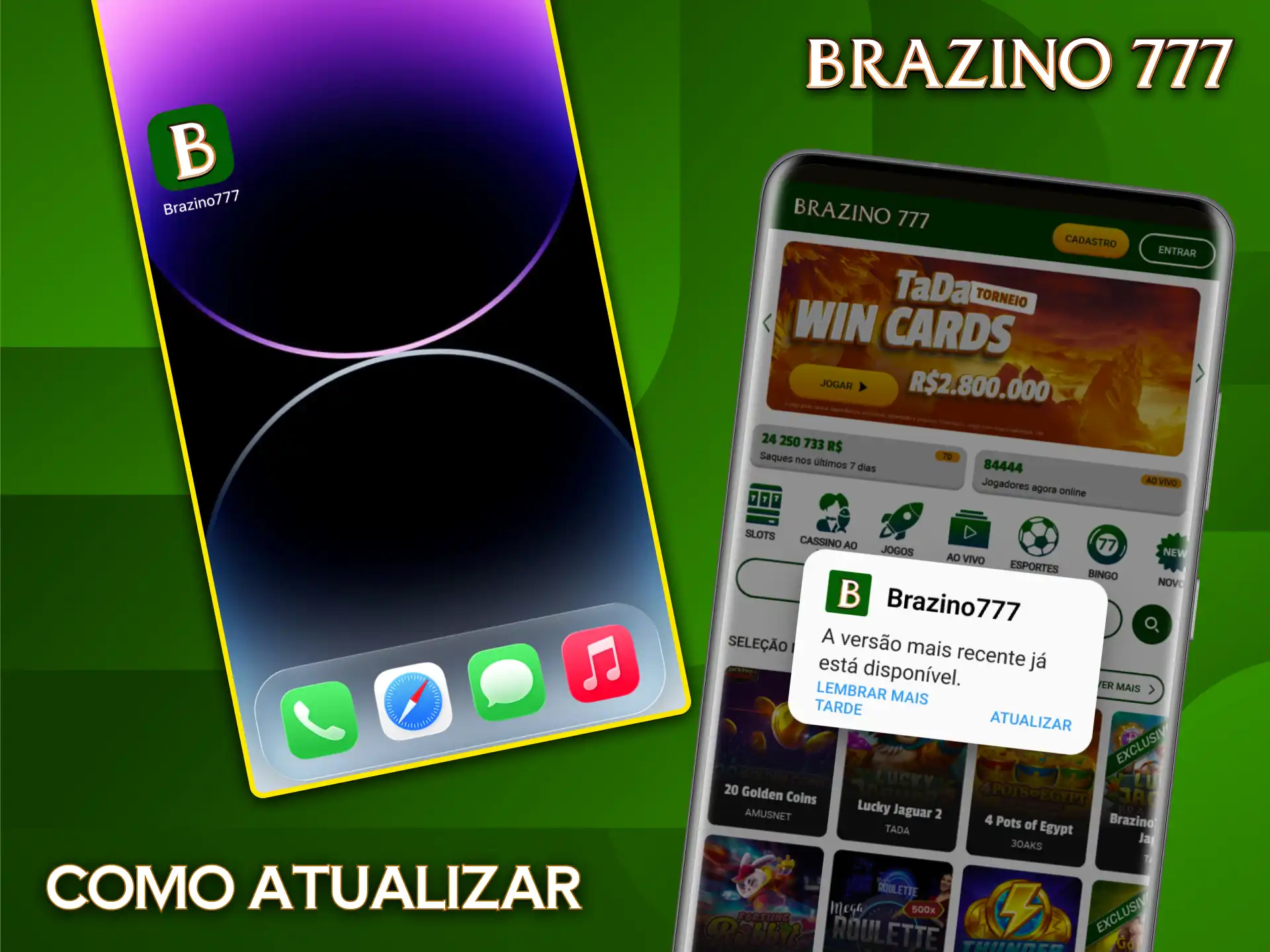 Aprenda como atualizar o Brazino777 para garantir a melhor performance em suas apostas online.