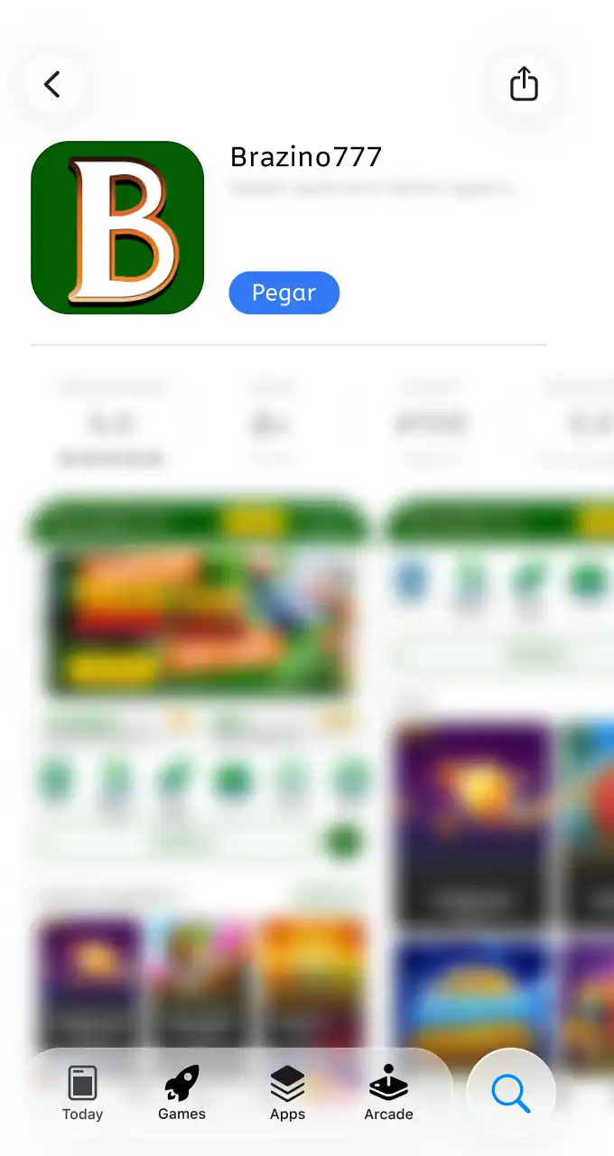 lique em pegar para baixar o Brazino777 e aproveitar os melhores jogos de cassino.