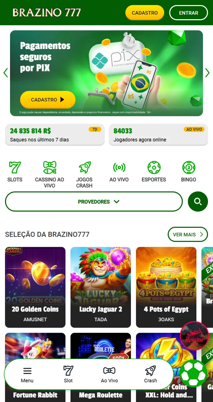 Acesse o site oficial e descubra como ganhar no Aviator do Brazino777.