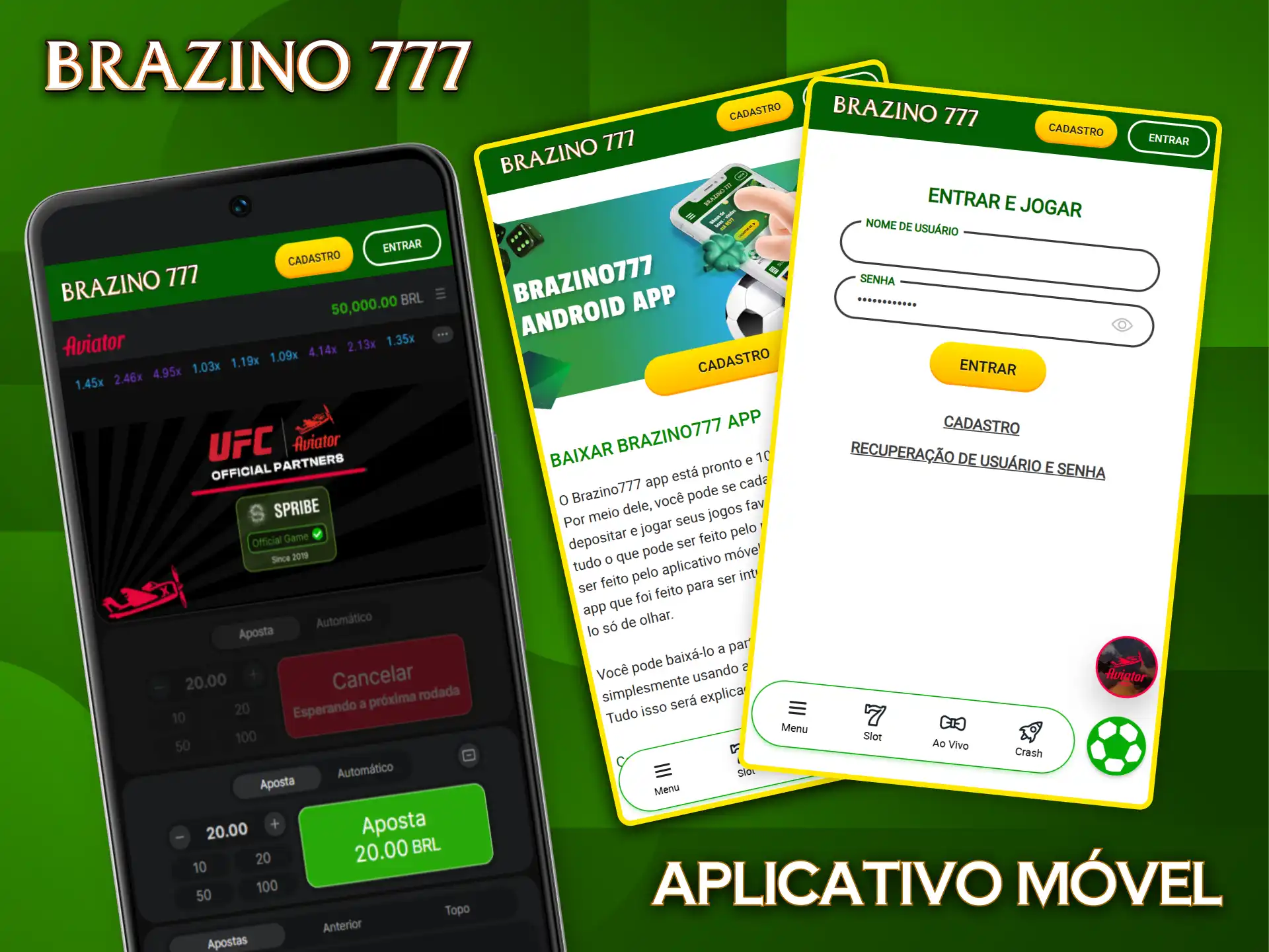 Jogue Aviator em qualquer lugar com o aplicativo móvel otimizado do cassino Brazino777.