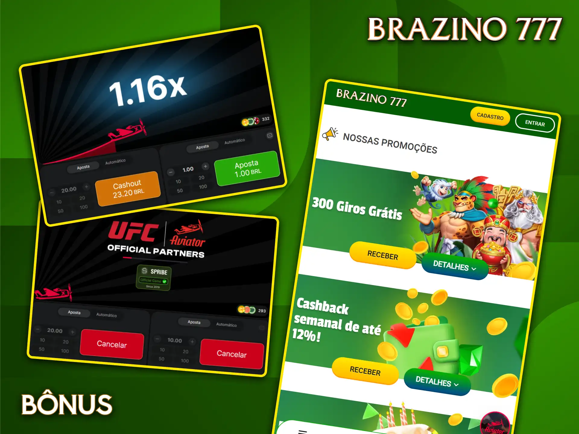 Obtenha bônus exclusivos e decole no jogo Aviator no Brazino777.