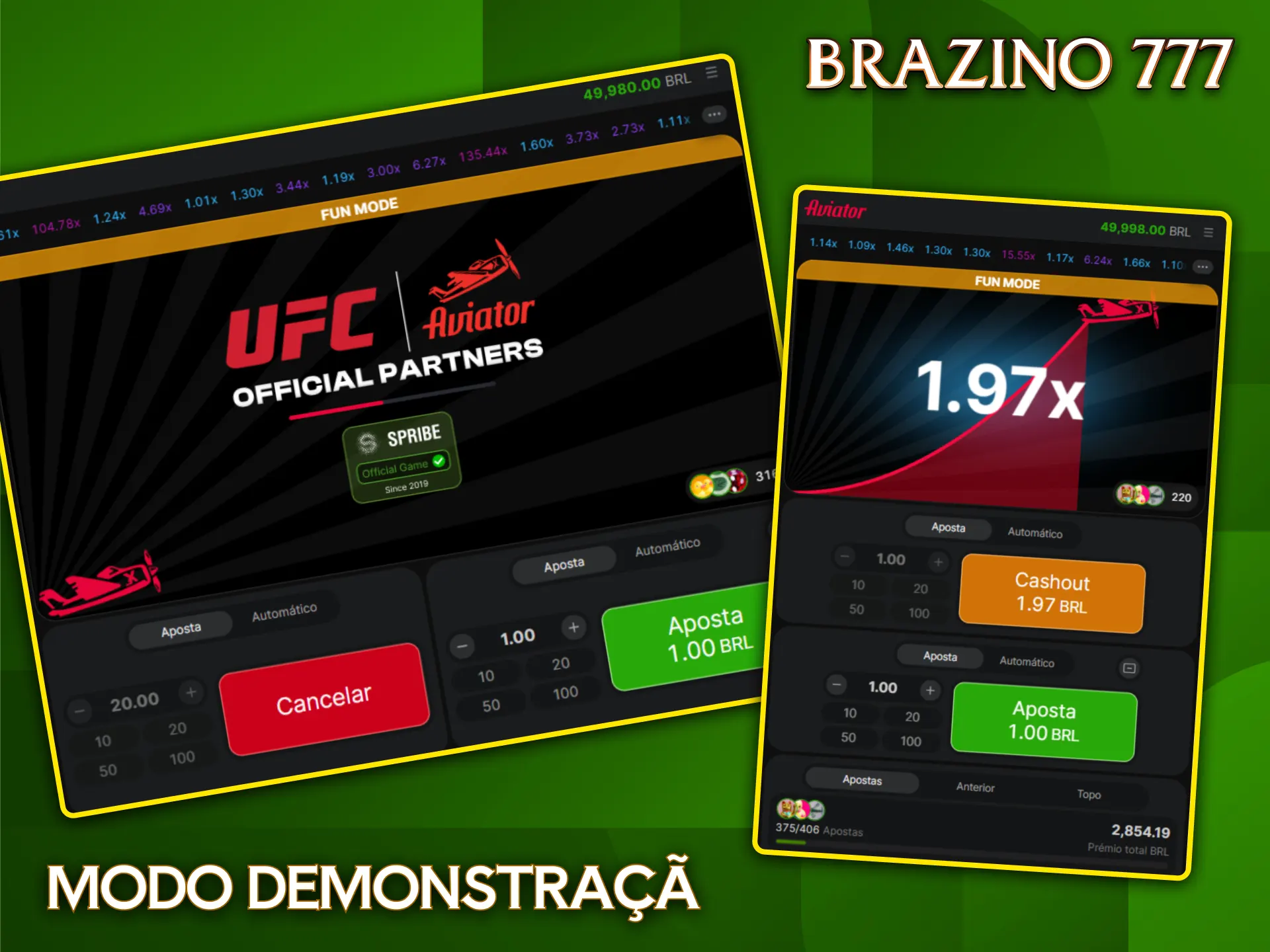 Pratique suas habilidades no modo demonstração do Aviator antes de apostar no Brazino777.