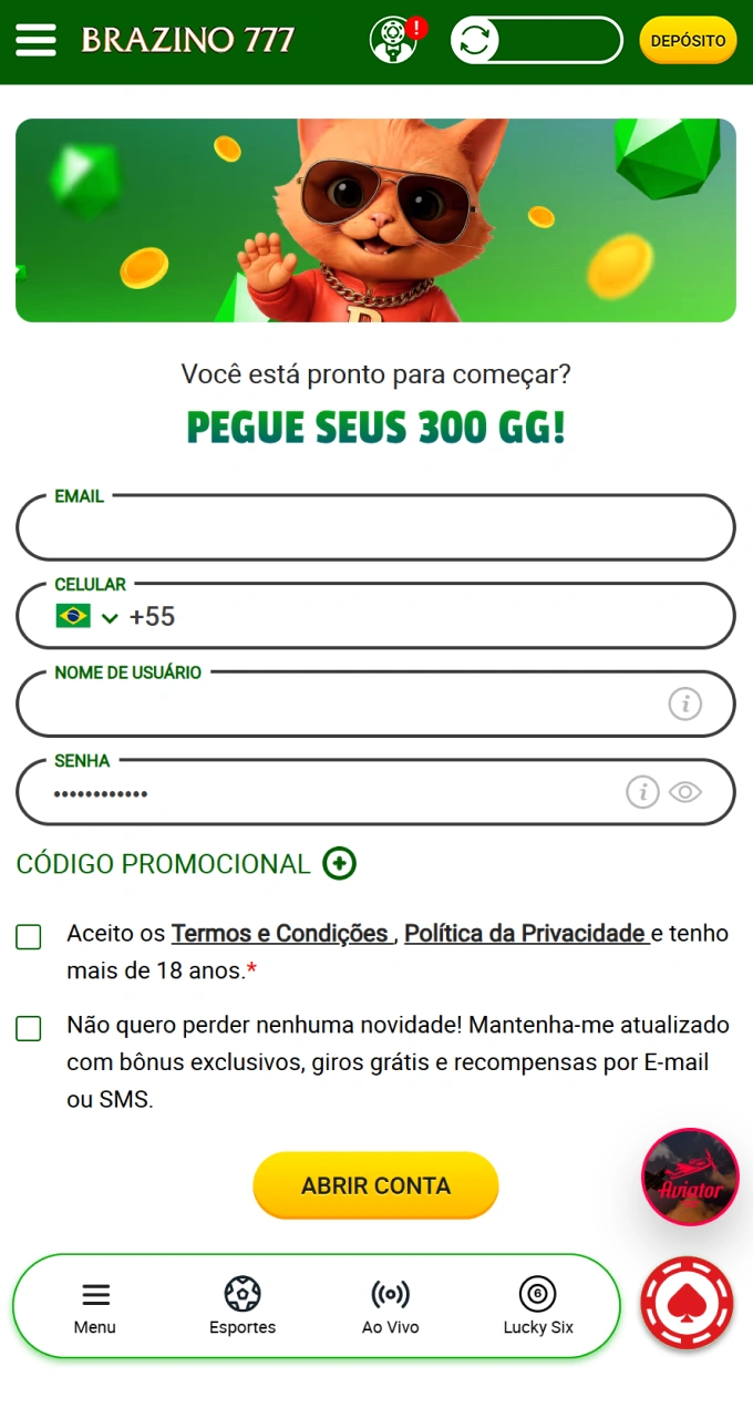 Insira seus dados no formulário de inscrição do Brazino777 para ter acesso aos eventos de basquete.