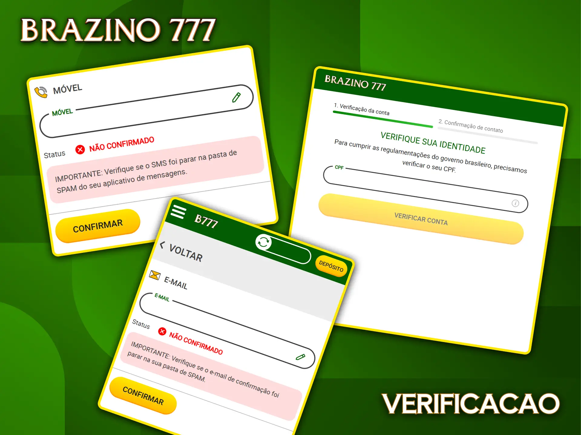 Realize a verificação de identidade no Brazino777 para garantir saques rápidos e seguros.