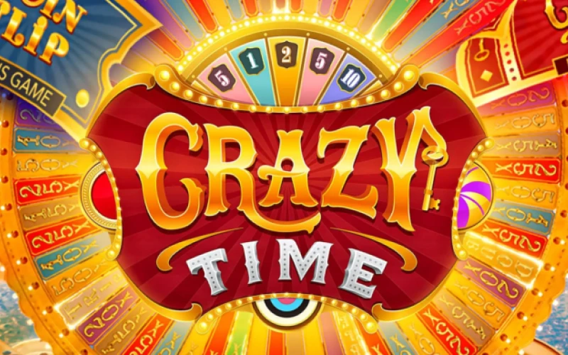 Divirta-se com o emocionante e colorido jogo Crazy Time no cassino online Brazino777.