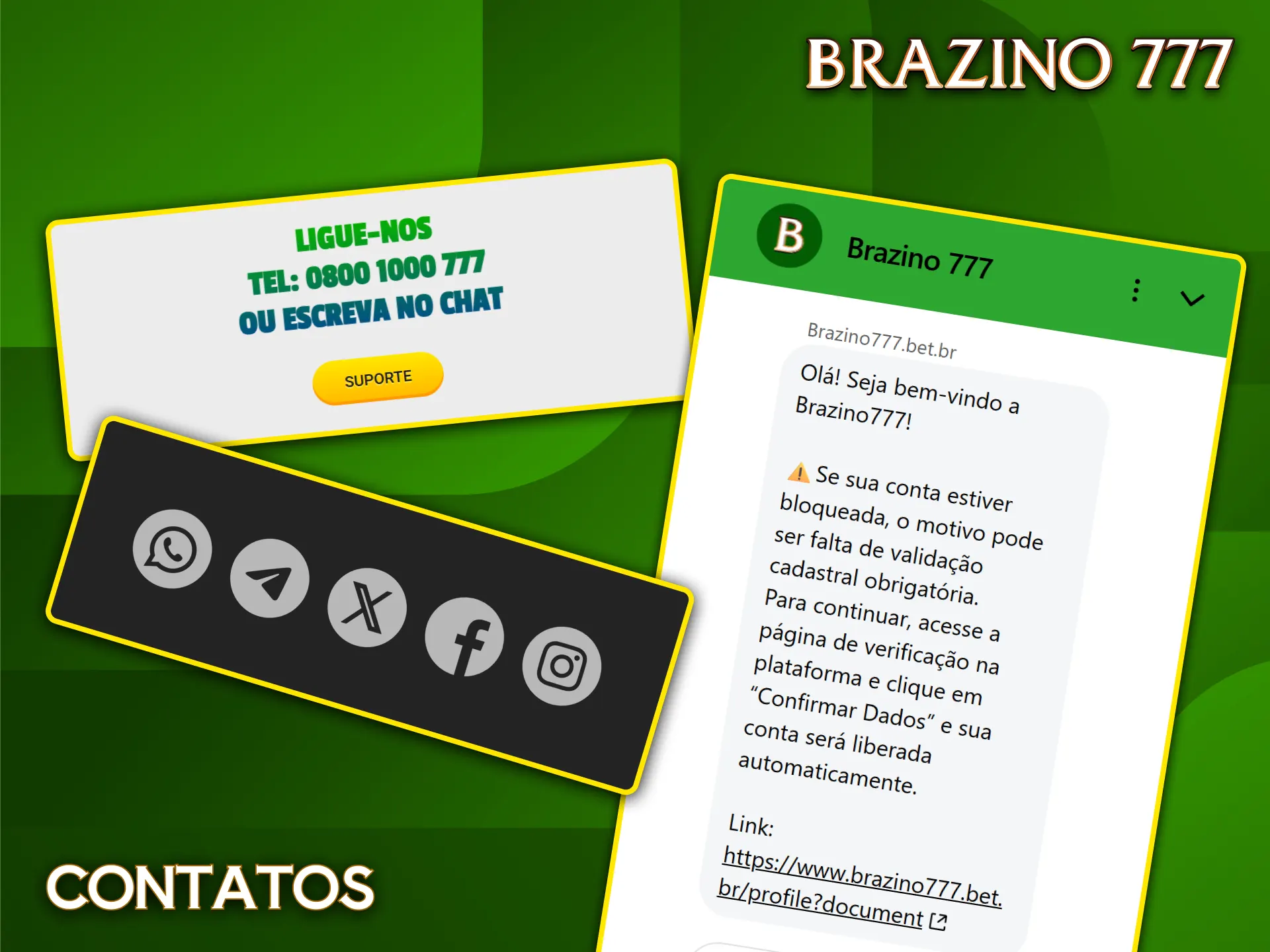 O serviço de suporte da Brazino777 oferece diversos canais de comunicação para auxiliar em transações financeiras.