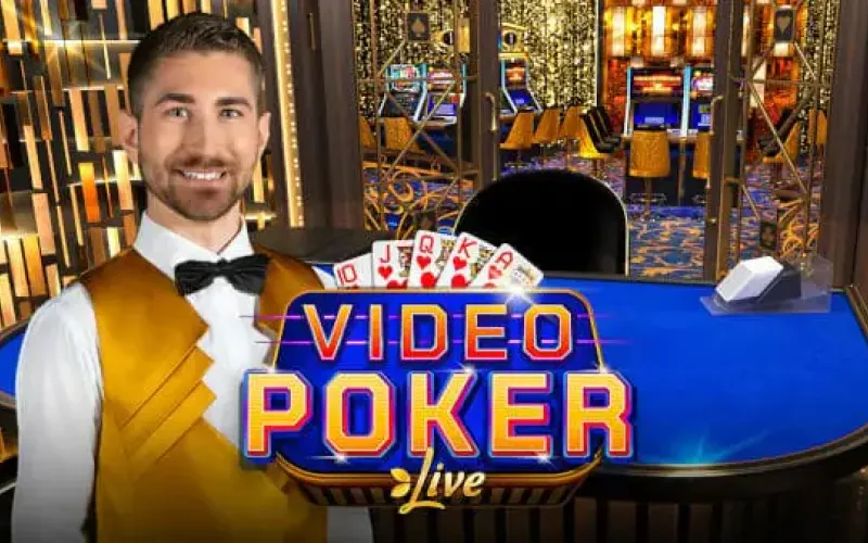 Jogue o clássico Video Poker Live com gráficos imersivos no cassino Brazino777.