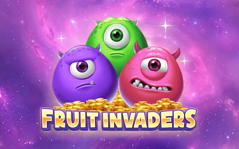 Divirta-se e conquiste vitórias galácticas jogando Fruit Invaders no cassino Brazino777.