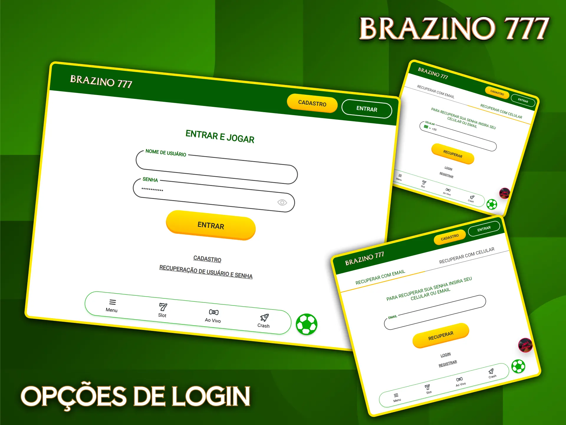 O Brazino777 oferece diversas maneiras seguras de acessar sua conta pessoal.
