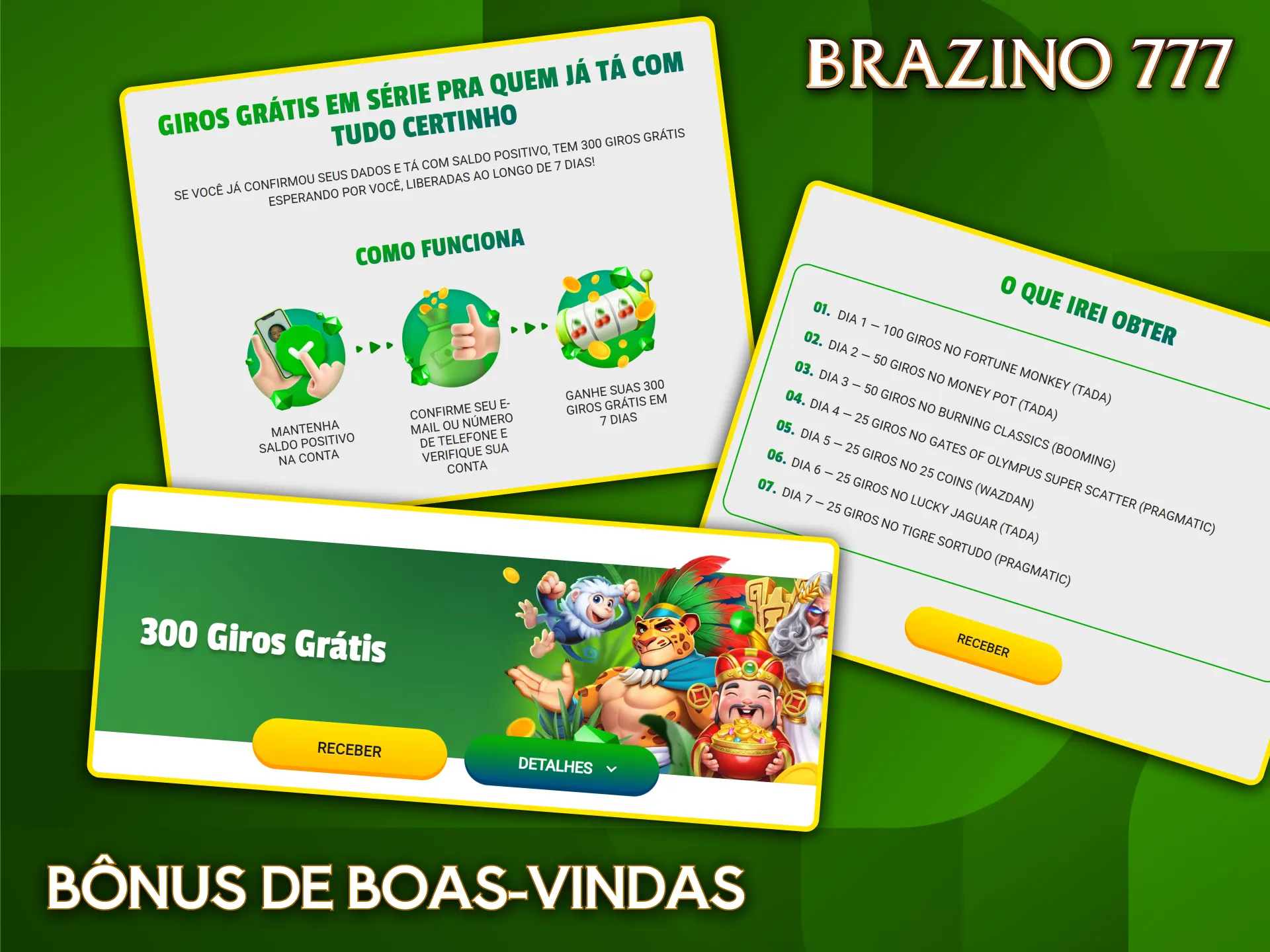 Ganhe um bônus de boas-vindas ao se cadastrar no Brazino777.