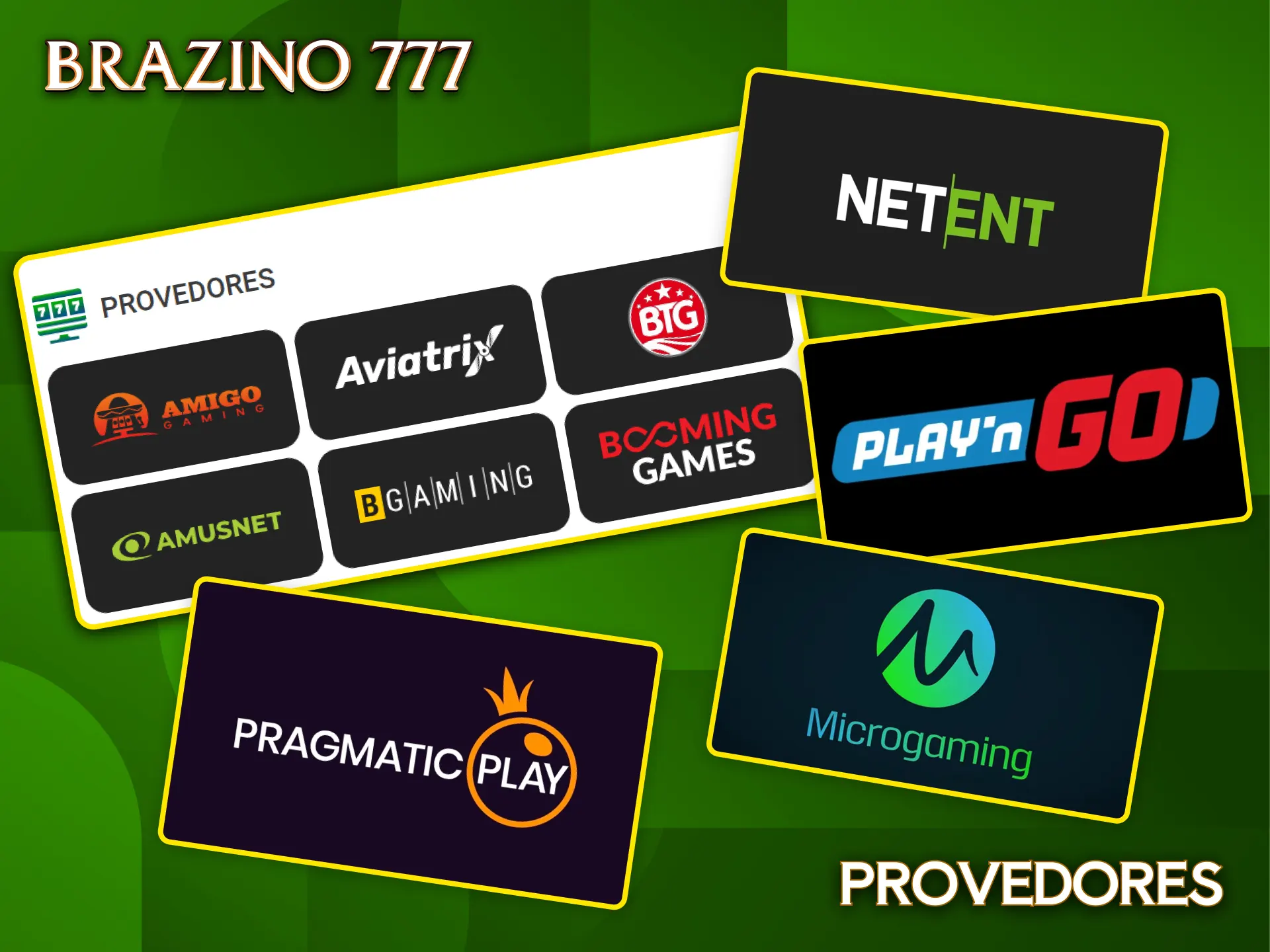 O cassino Brazino777 oferece jogos dos melhores provedores mundiais, como Pragmatic e NetEnt.