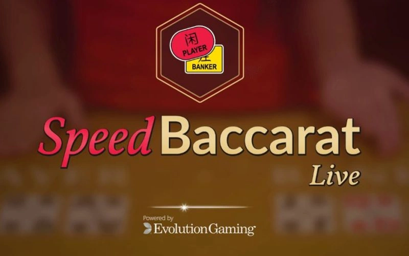 Experimente a agilidade do Speed Baccarat ao vivo nas salas do cassino Brazino777.